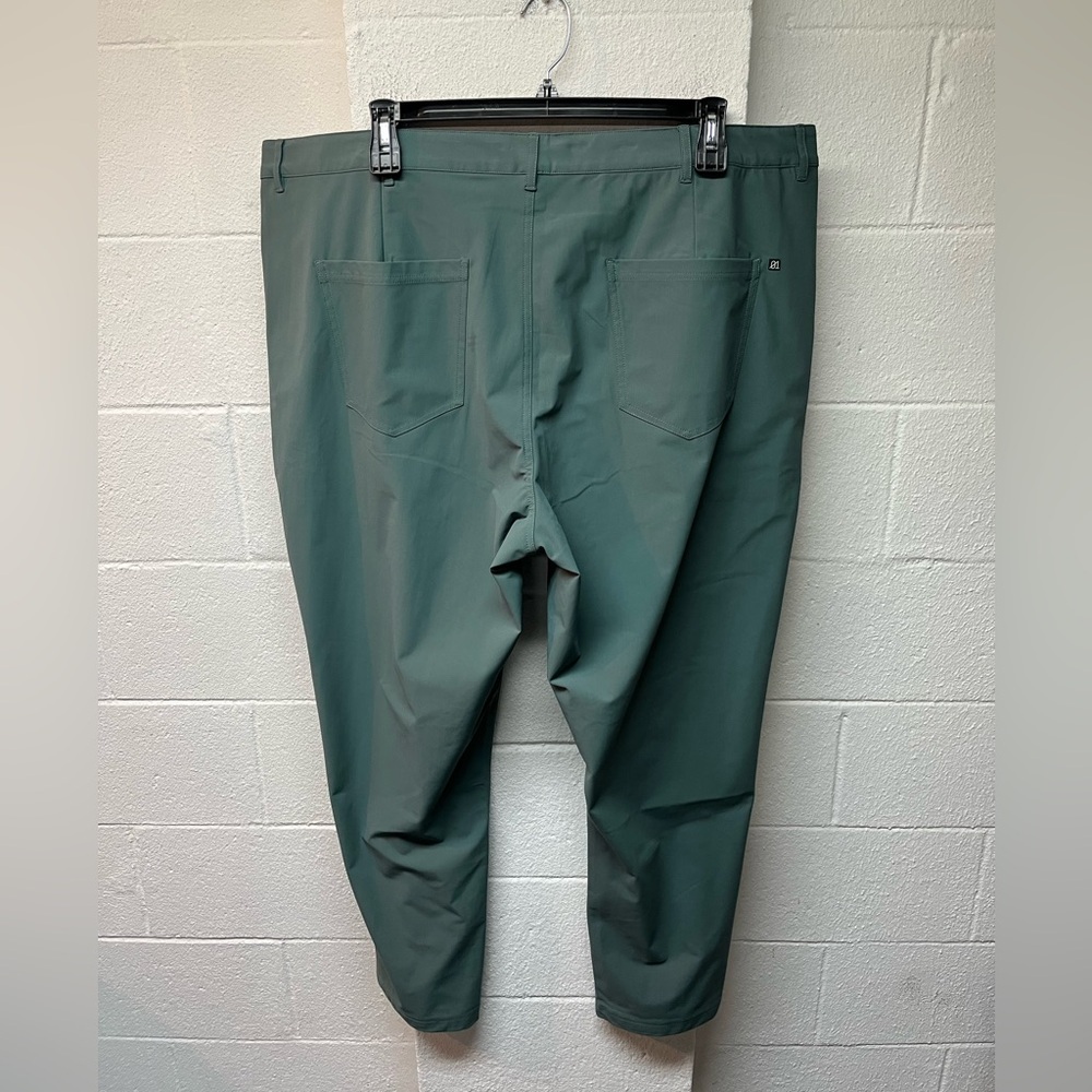 Men's Sage Green Chinos - Picture 4 of 7